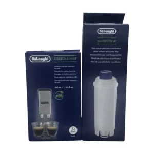 Kit Întreținere DeLonghi Original cu EcoDecalk DLSC101 și filtru apă DLSC002